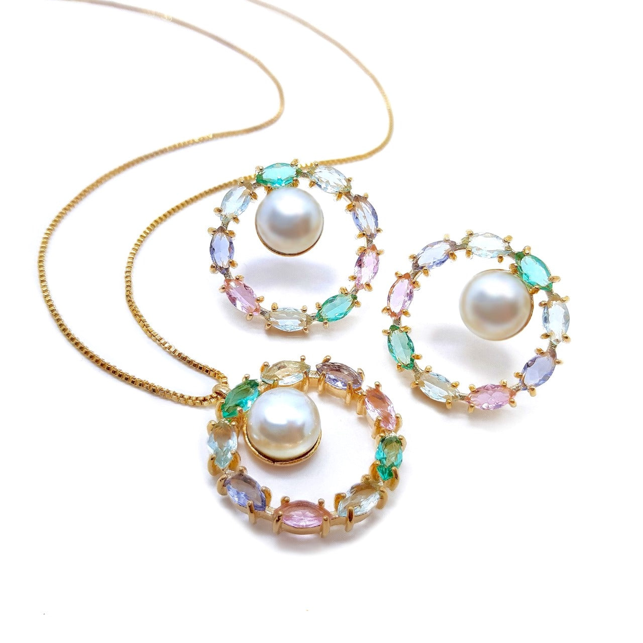 SET PERLA Y ALMENDRAS GOLDEN