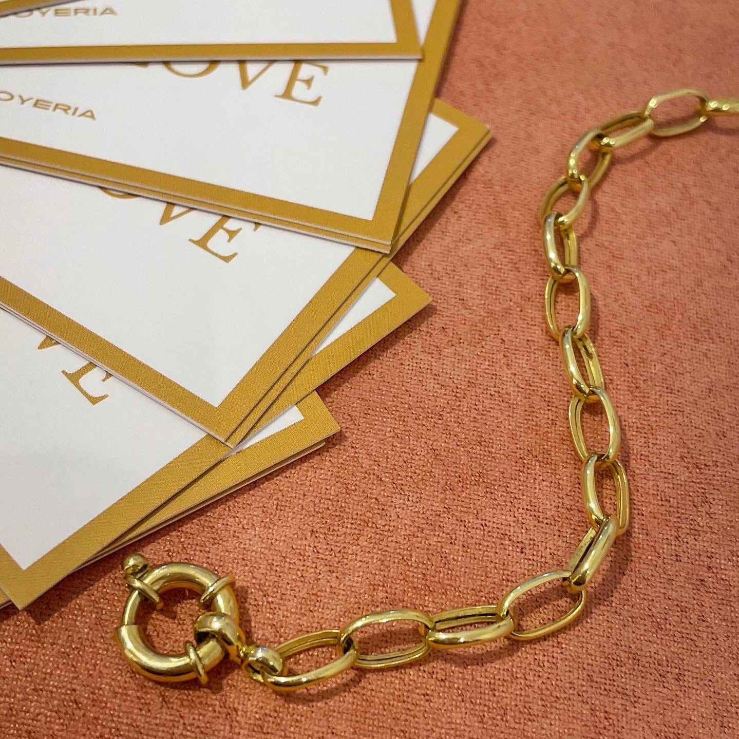 Pulsera eslabones oro 18k