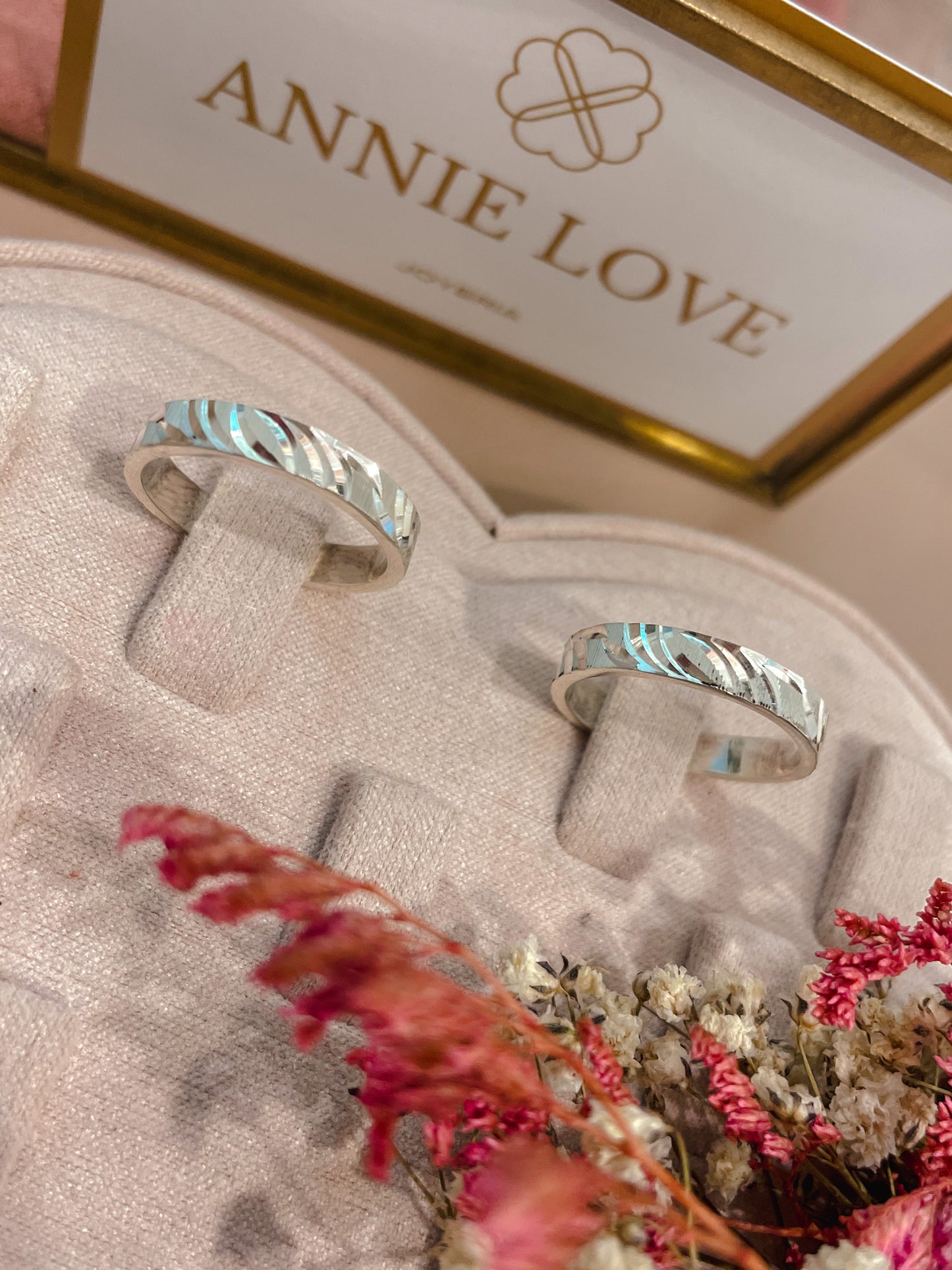 Aros de matrimonio silver