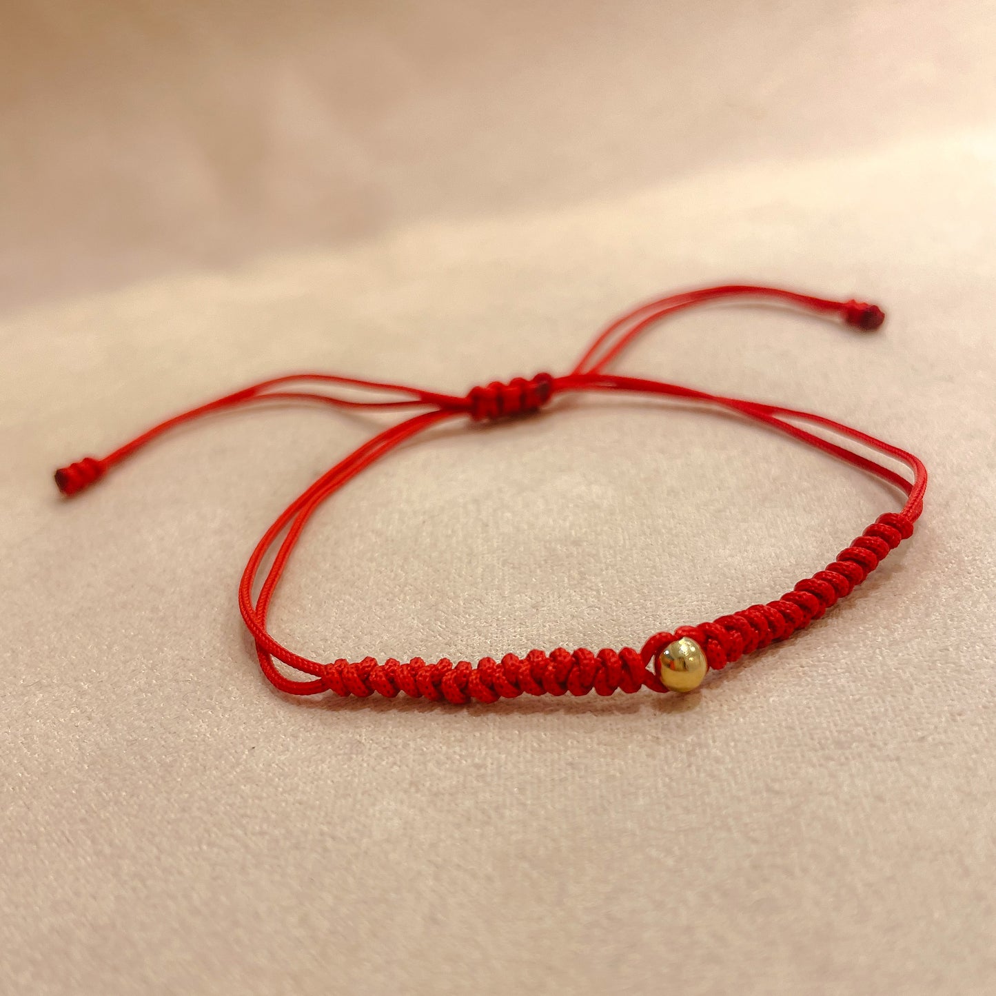 Pulsera bolita oro 18k