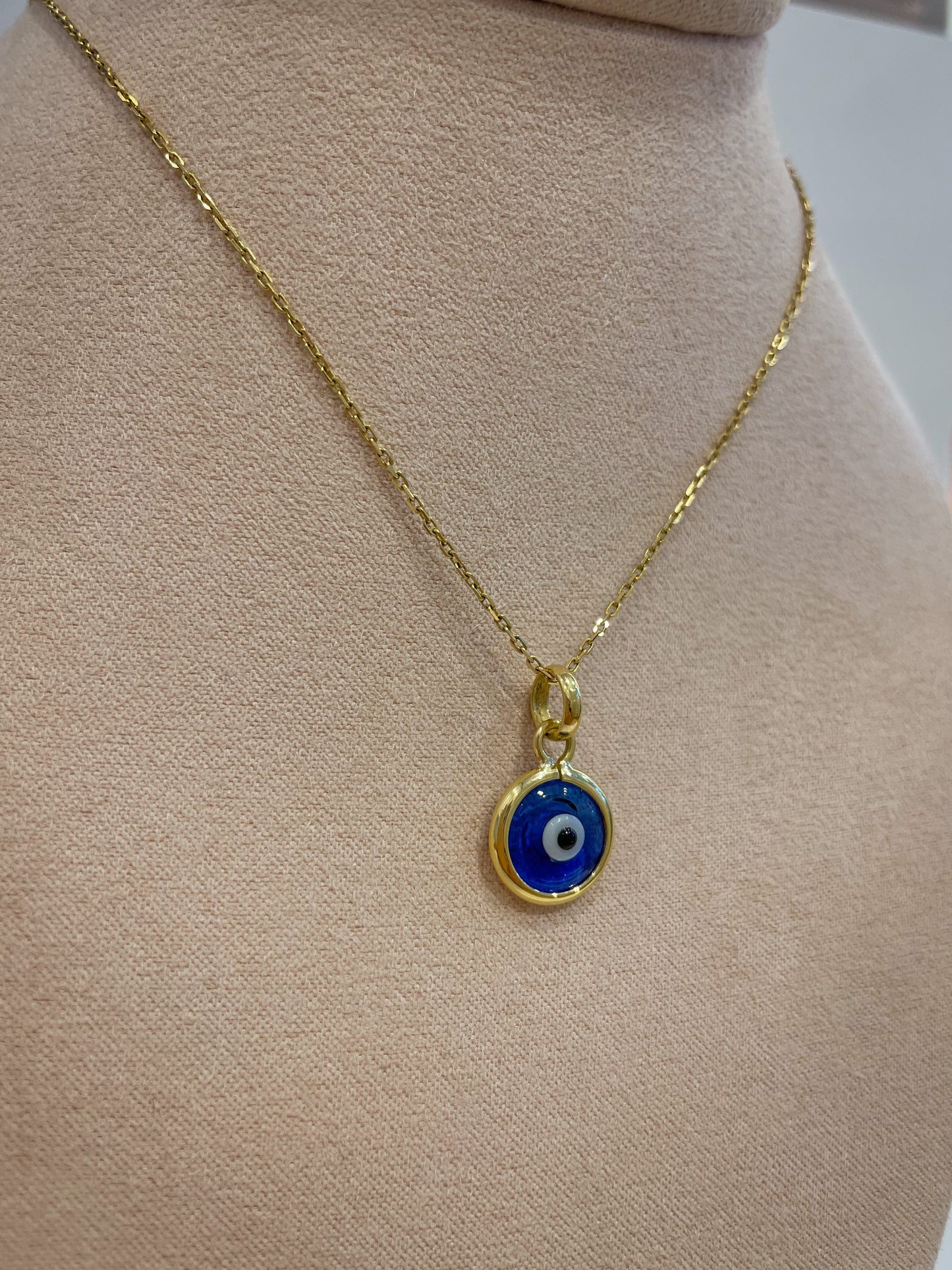 CADENA Y DIJE EVIL EYE