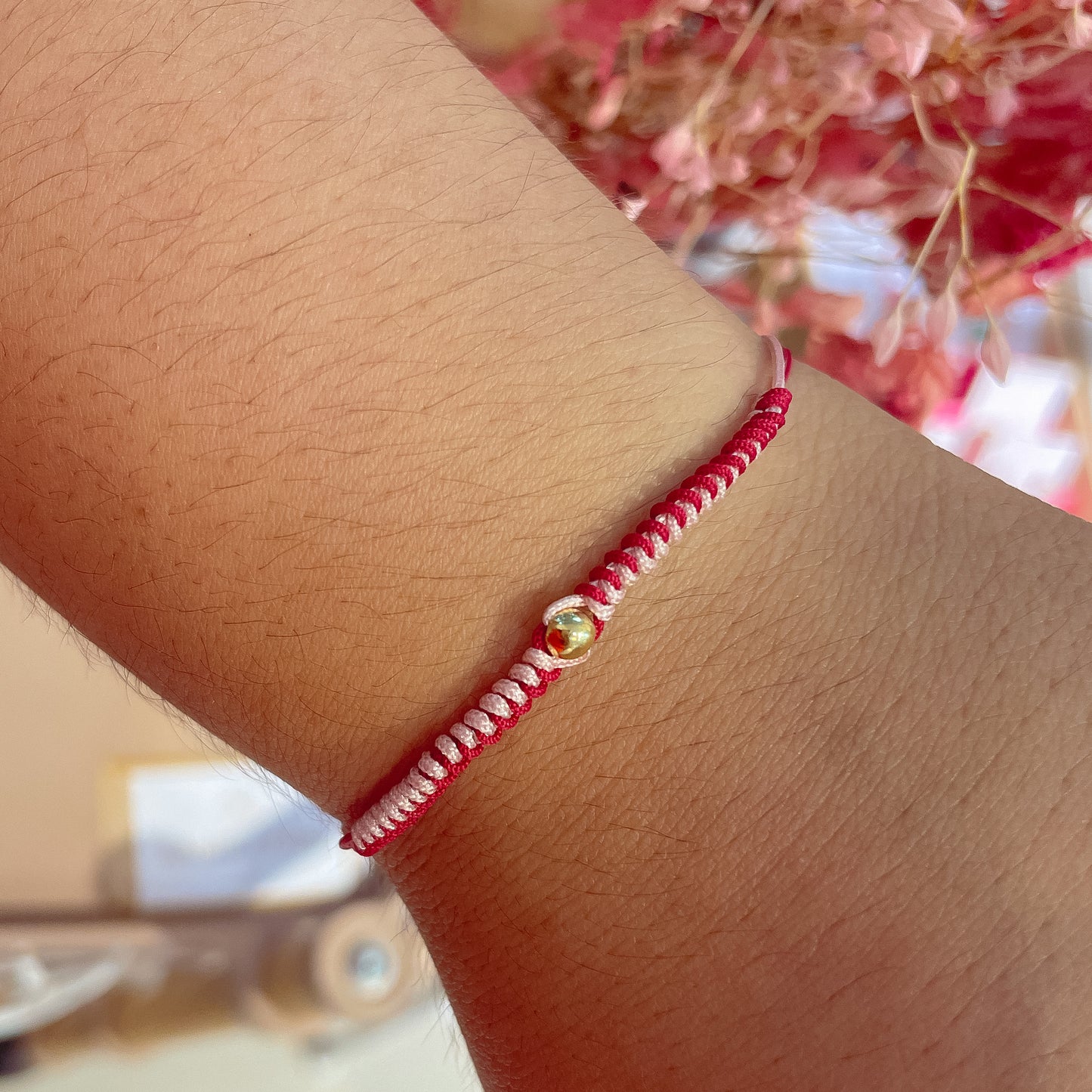 Pulsera bolita oro 18k