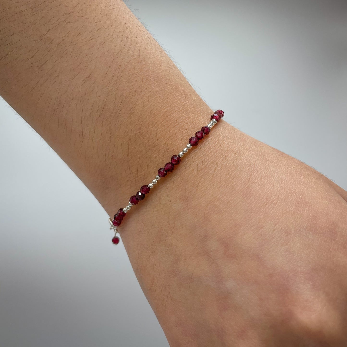 PULSERA ÁGATA PLATA