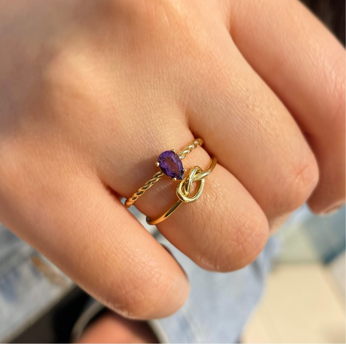 ANILLO NUDO PRETZEL