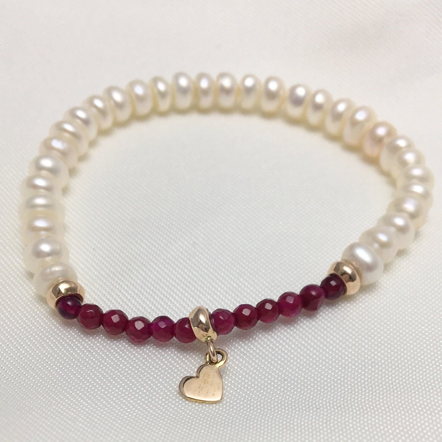 Pulsera Perlas Rosegold