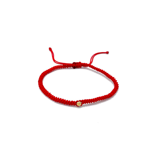 Pulsera bolita oro 18k