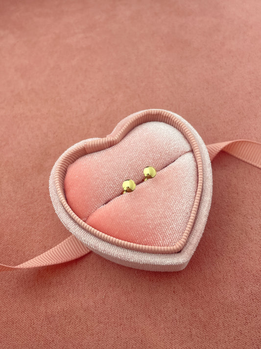 Arete baby lenteja oro 18k