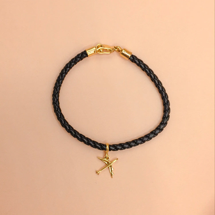 Pulsera Cuero Travel black