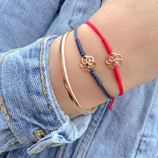 Pulsera Hilo Dahlia Oro