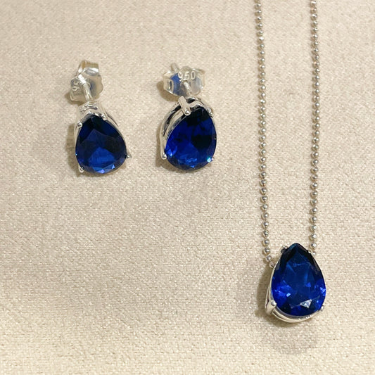 Set azul gota